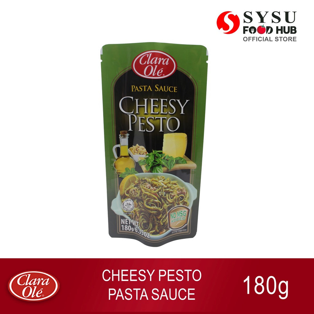 Clara Ol Cheesy Pesto Pasta Sauce 180g Shopee Philippines