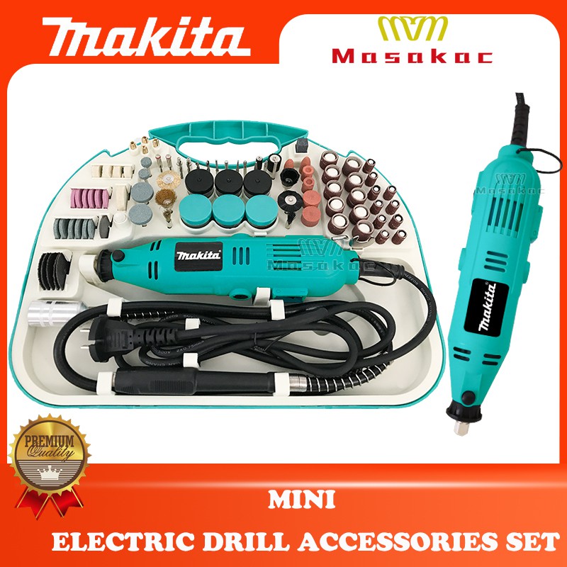 Makita power best sale drill accessory set