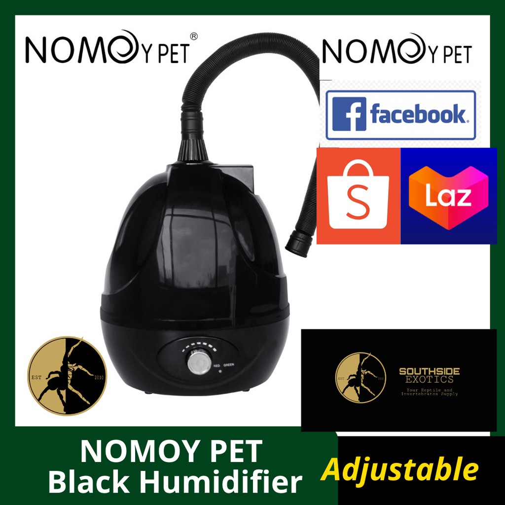 NOMOY PET Black reptile humidifier for lizard chameleon reptile