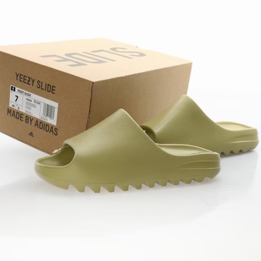 Yeezy slides on adidas hot sale