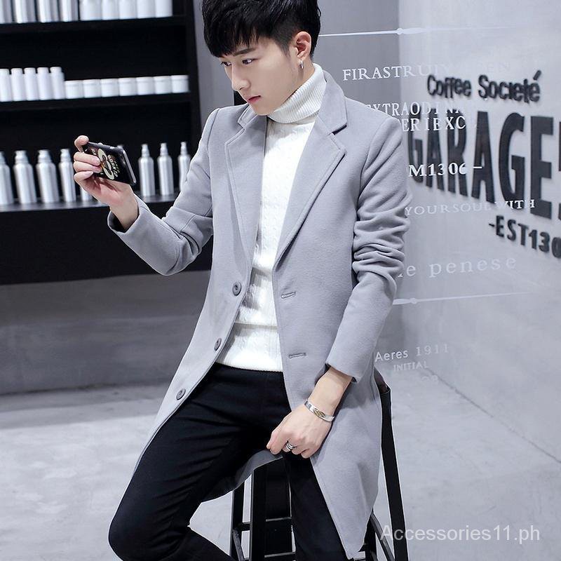 Korean coat design hot sale for man