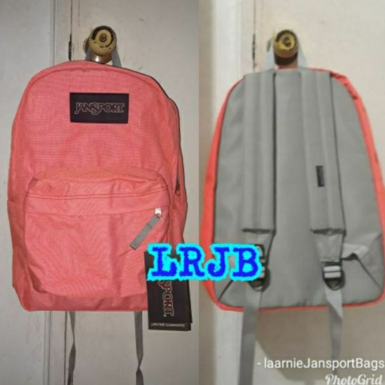 Peach colored outlet jansport backpack