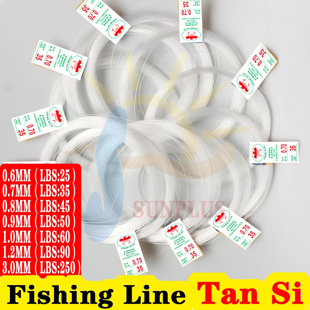 Tanse Nylon Fishing Line Nylon Monoline Tansi #60-70-80-90-100-120