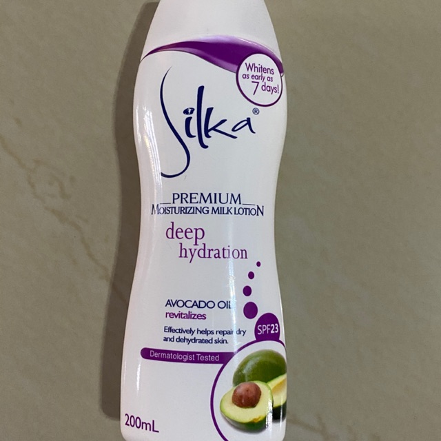 Silka Premium Moisturizing Milk Lotion Avocado Oil 50ml 100ml