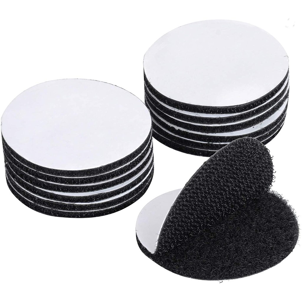 500pcs Hook And Loop Sticky Back Dots Tapes, Double Sided Sticky Pads Self  Adhesive Coins, 250 Pairs 2cm Diy Stickers