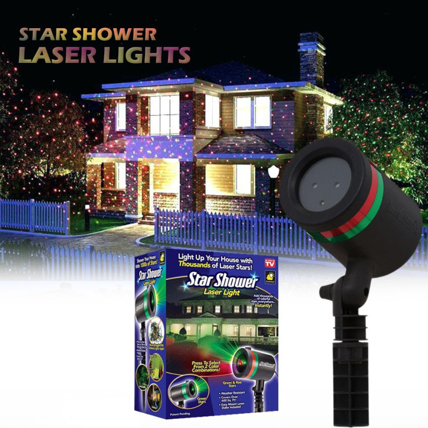 Laser shower deals laser light