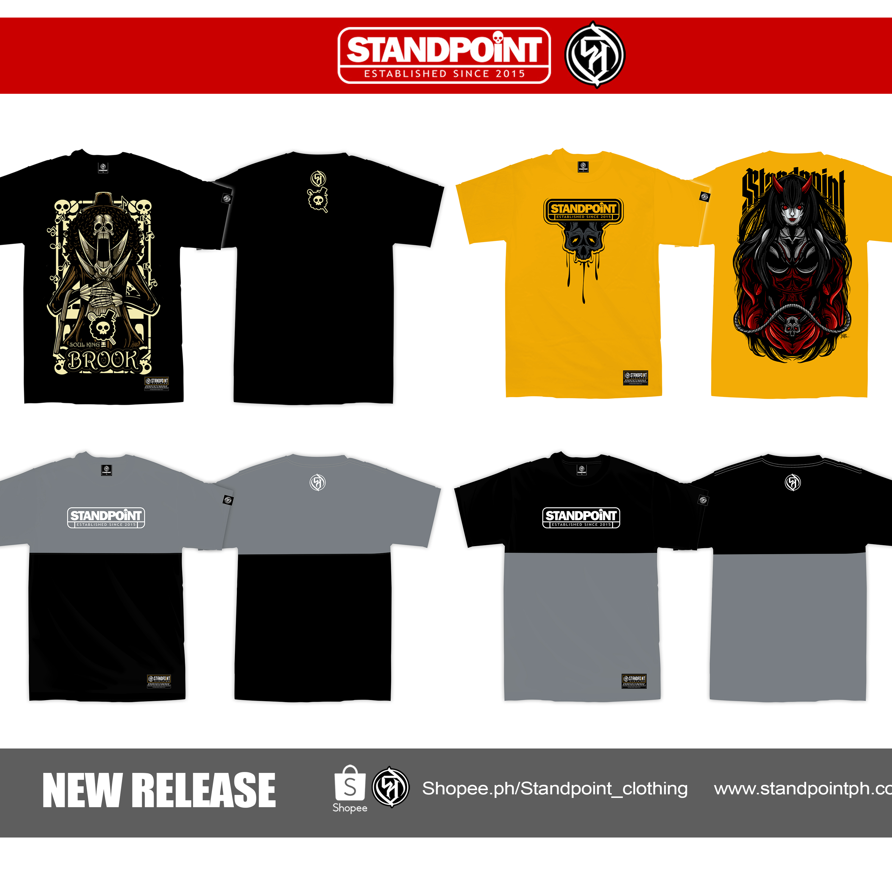 STANDPOINT CLOTHING, Online Shop Shopee Philippines