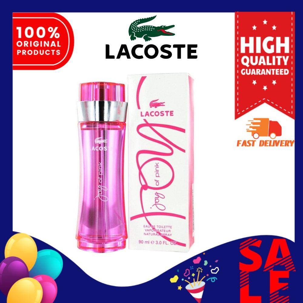 CA Joy of Pink Lacoste For Women perfume us tester cod oil base