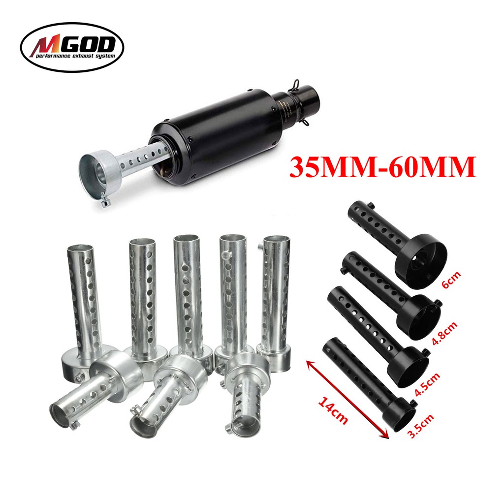 For 35mm 42mm 45mm 48mm 60mm Universal Motorcycle Exhaust Can Muffler Moto DB  Killer Silencer Baffl