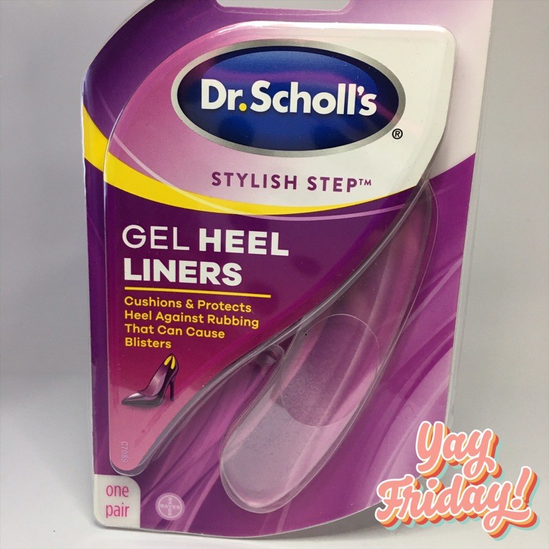 Dr scholl's store gel heel liners