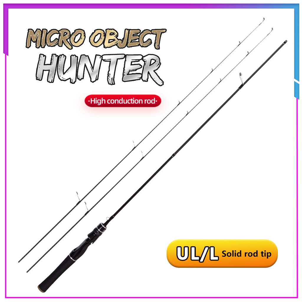  Portable Fishing Rods 1.68M Ultra Light Lure Rod Ul Power 2-6g  Lure Weight 3-7lb Carbon Fiber Wooden Handle Spinning Fishing Rod Fishing  Tackle Telescopic Fishing Pole : Sports & Outdoors