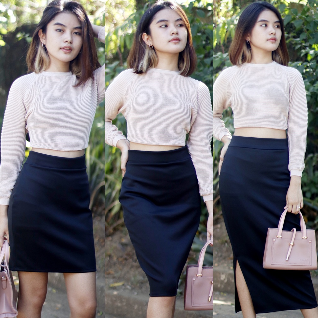 Pencil cut shop full skirt