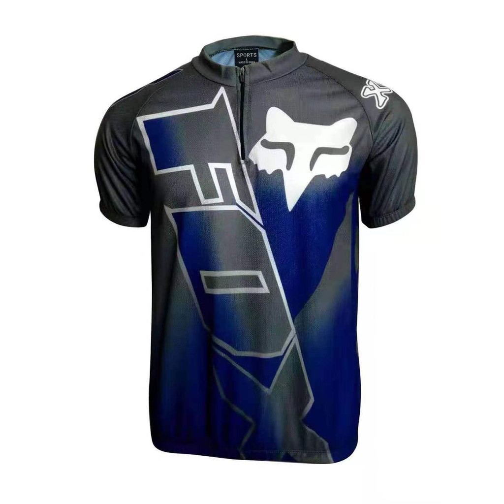 Fox cycling wear men s quick drying riding motorcycle jersey shirt