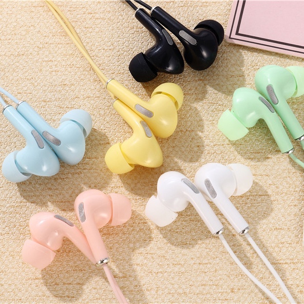 Macaron U34 U28 Earphone Universal 3.5mm Earbuds In ear Headset