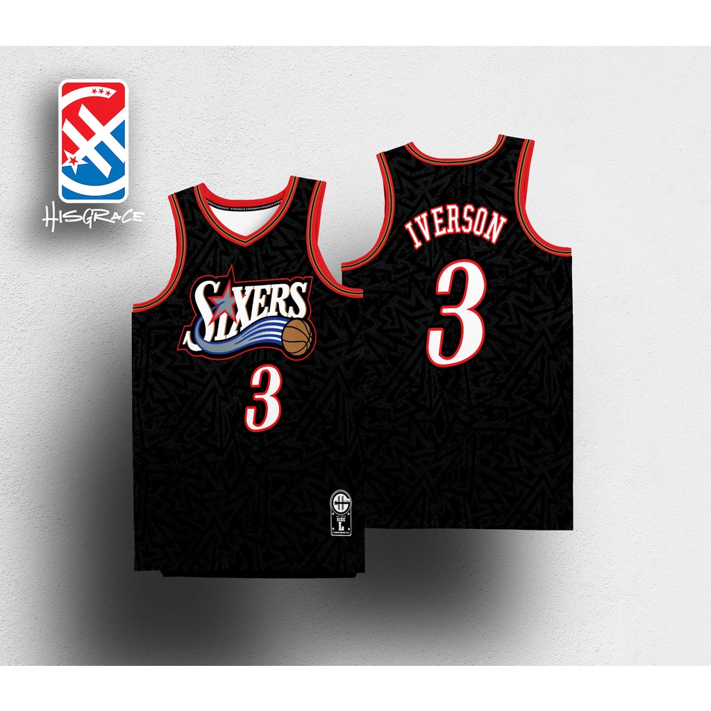 Iverson 2024 sixers jersey