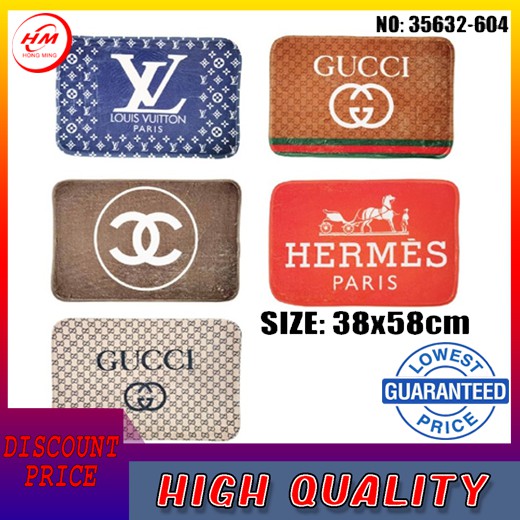 Hong Ming Mall - New Lv Gucci Doormat bathmat kitchen mat