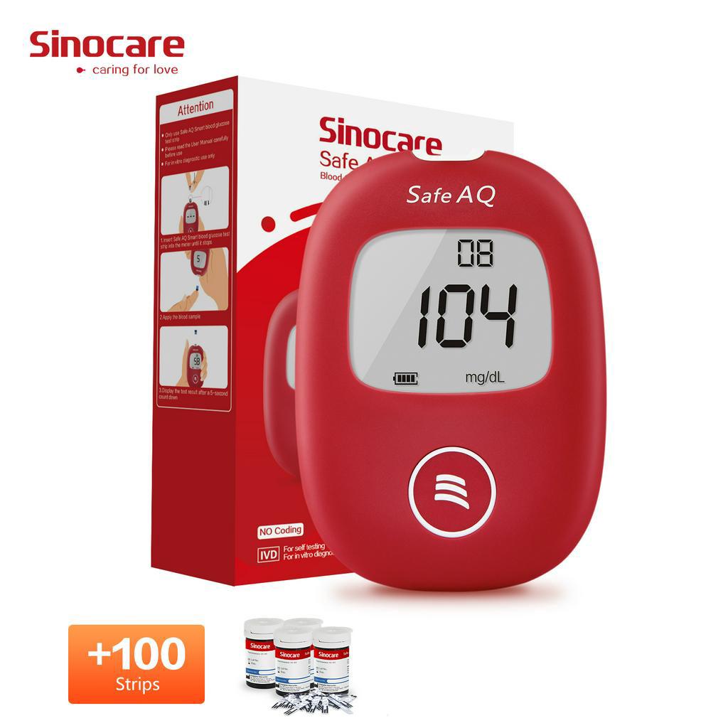 Sinocare Fast Testing Digital High Accuracy Professional Blood Glucose  Pressure Cuff Meter Sugar Checking Machine Glucometer - China Glucose Meter,  Sinocare Blood Glucose Meter