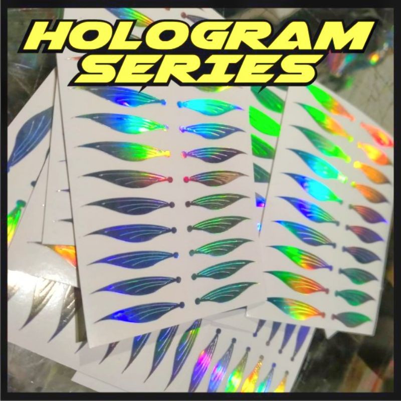 Holographic Fins Series For Fishing Lure