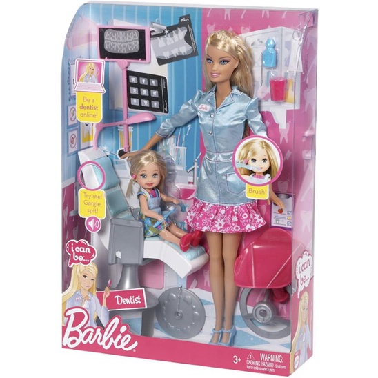 Barbie on sale dentist playset