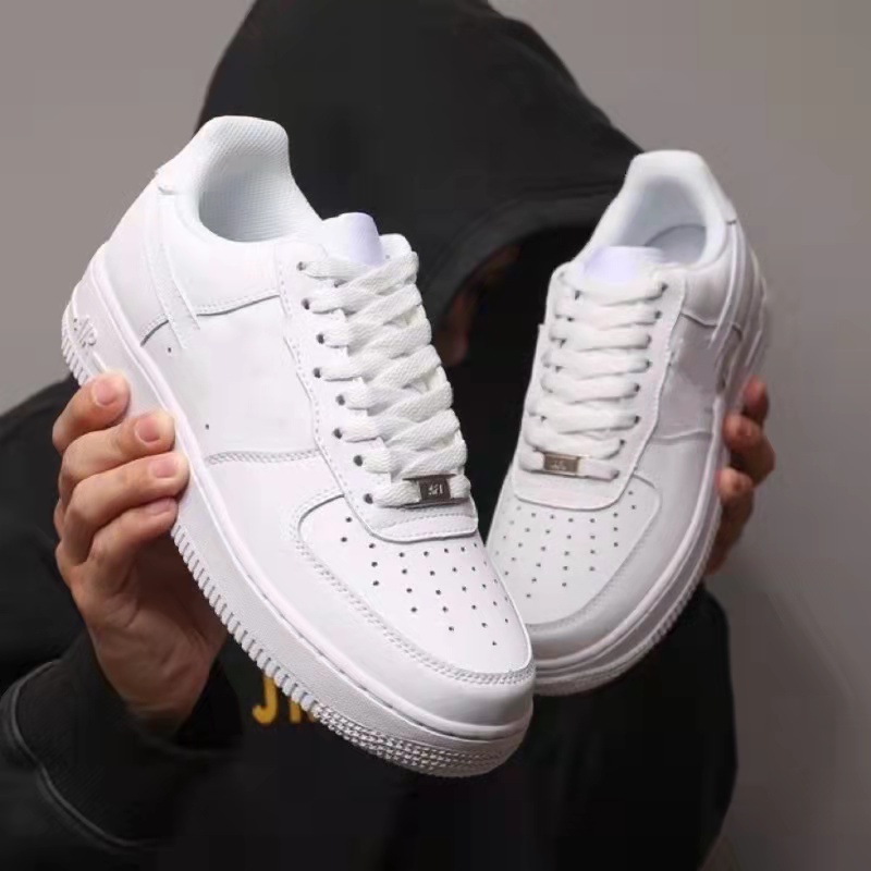 NEW ARRIVAL ALL WHITE AF1 SHOES FOR MEN AND WOMEN Shopee Philippines