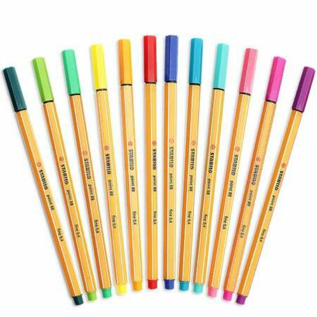 STABILO Point 88 Fine, Multicolor Set of 6