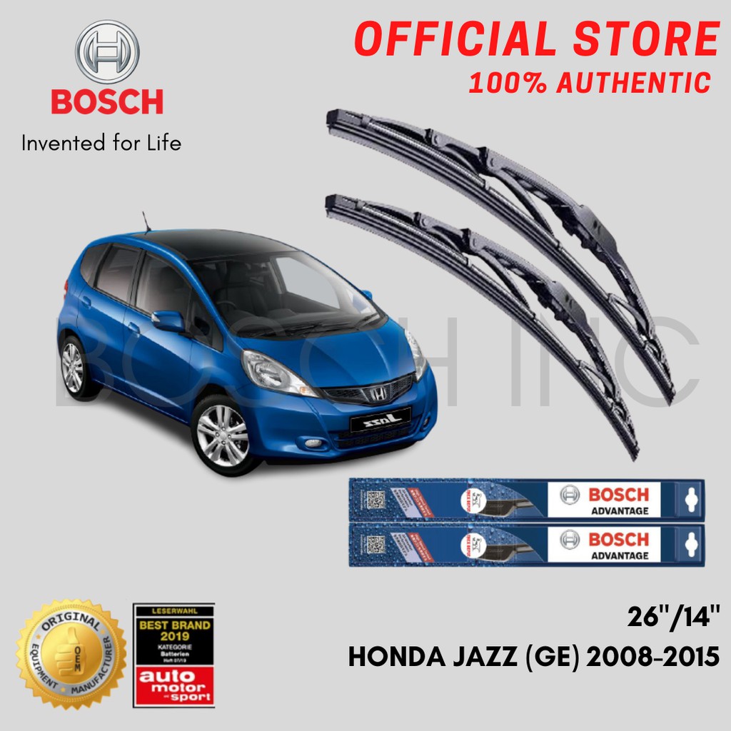 2013 honda fit sale wiper blade size