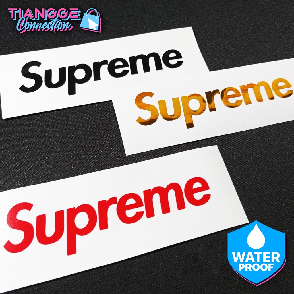 SUPREME MINI BOX LOGO SHEET STICKER - スケートボード