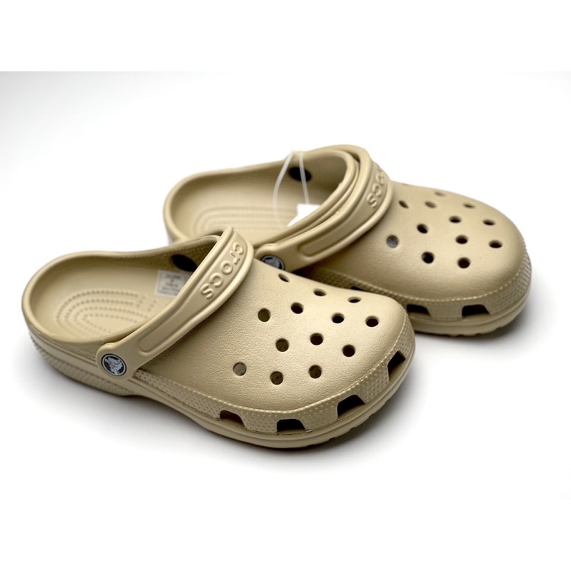 Khaki crocs clearance