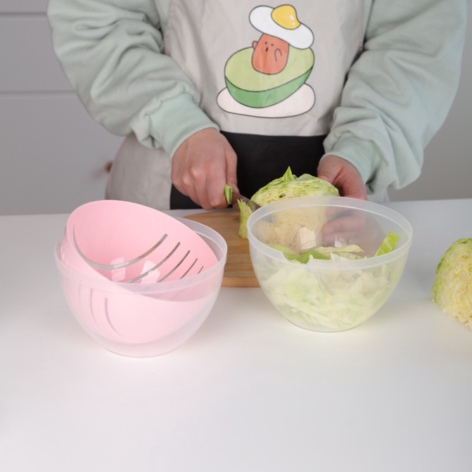 Salad Cutting Bowl