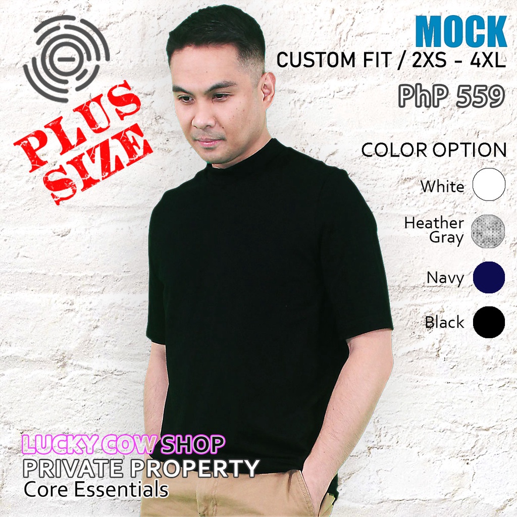 mens 3xl mock turtleneck