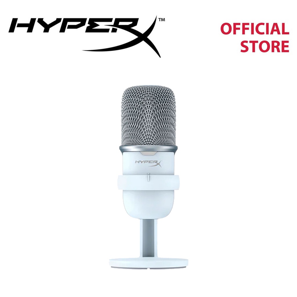 Microfono Gaming HyperX SoloCast White USB 519T2AA – IT Store