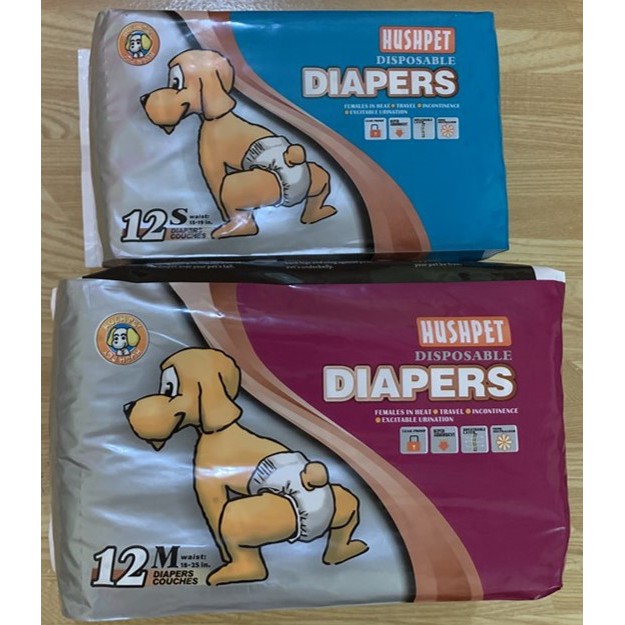 Hushpet disposable hot sale diapers