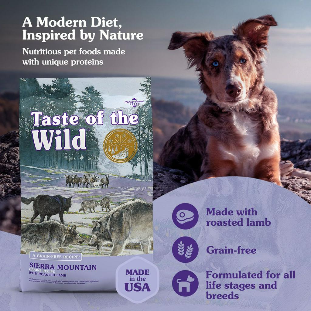 Cheapest taste of clearance the wild dog food