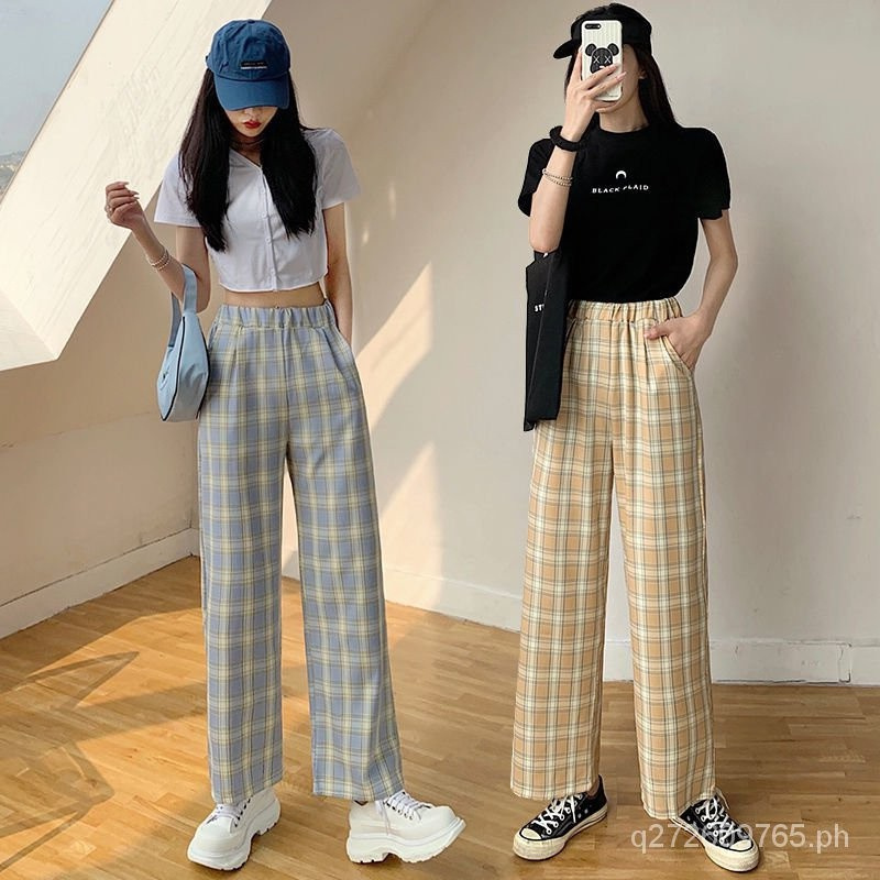 New Jogger Pants Style Loose Show Korean Style Straight Wide Leg
