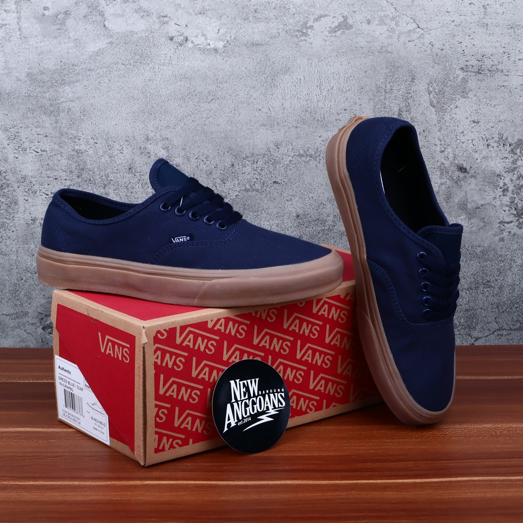 Vans authentic shop dress blue gum