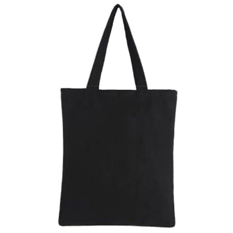 Tote bag plain black new arrivals