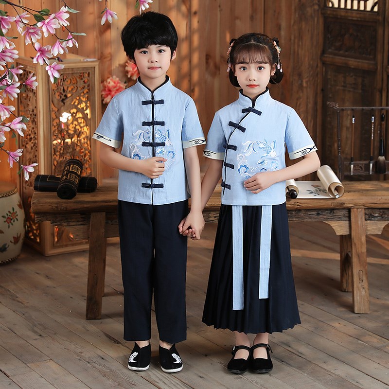 Traditional chinese children's outlet clothing