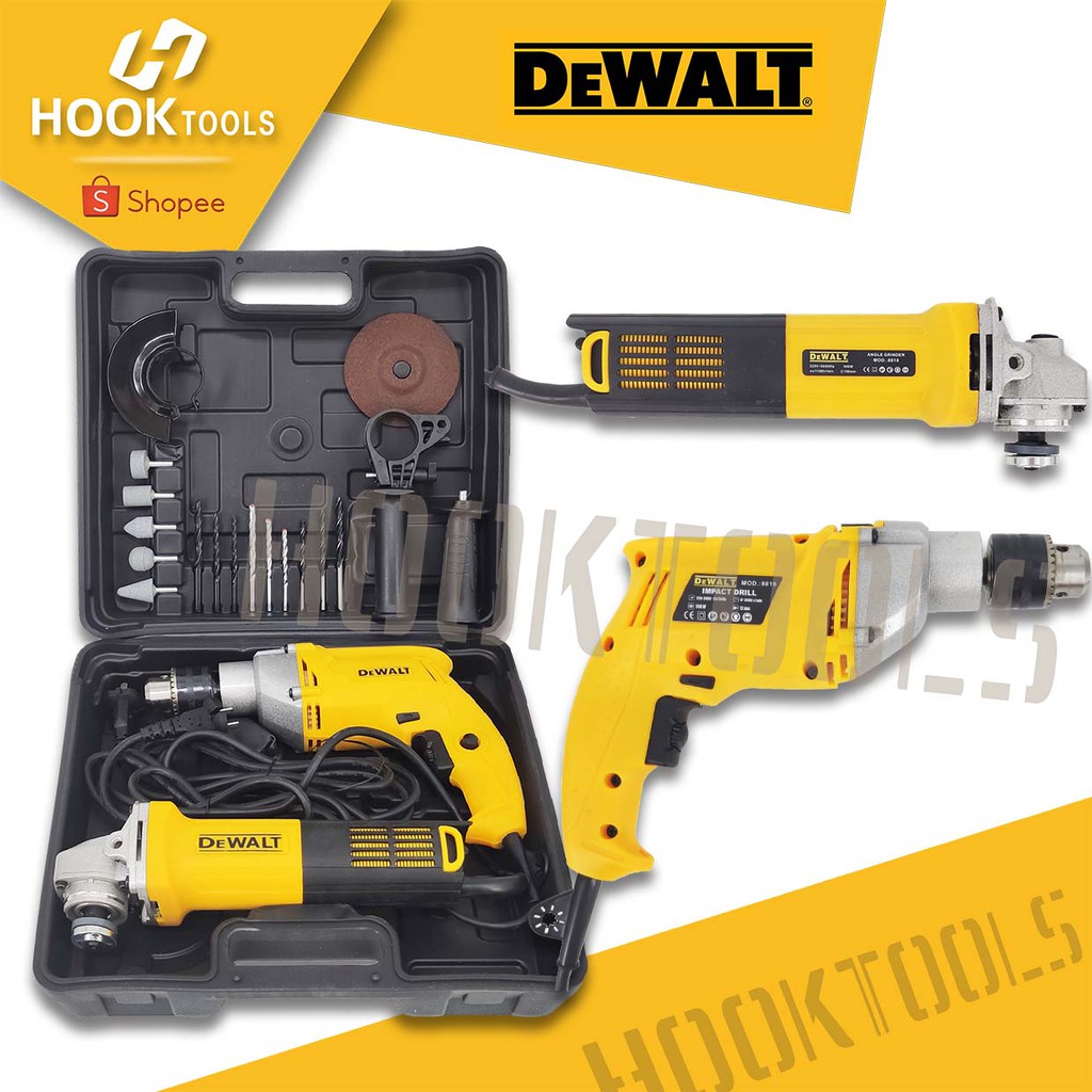 Dewalt grinder and drill set new arrivals