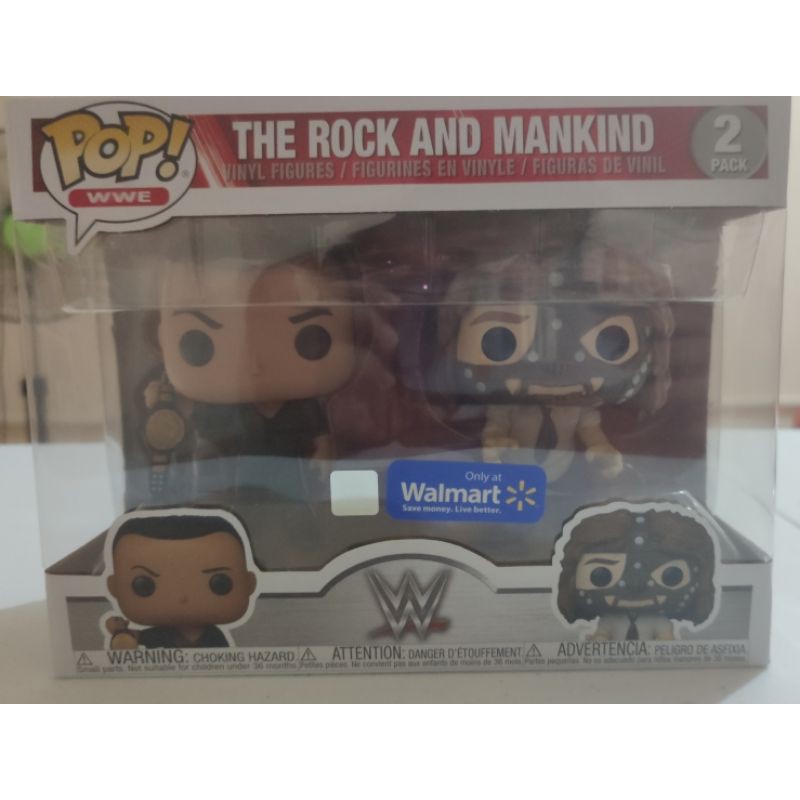 Funko Pop! WWE - The Rock vs Mankind - 2-Pack
