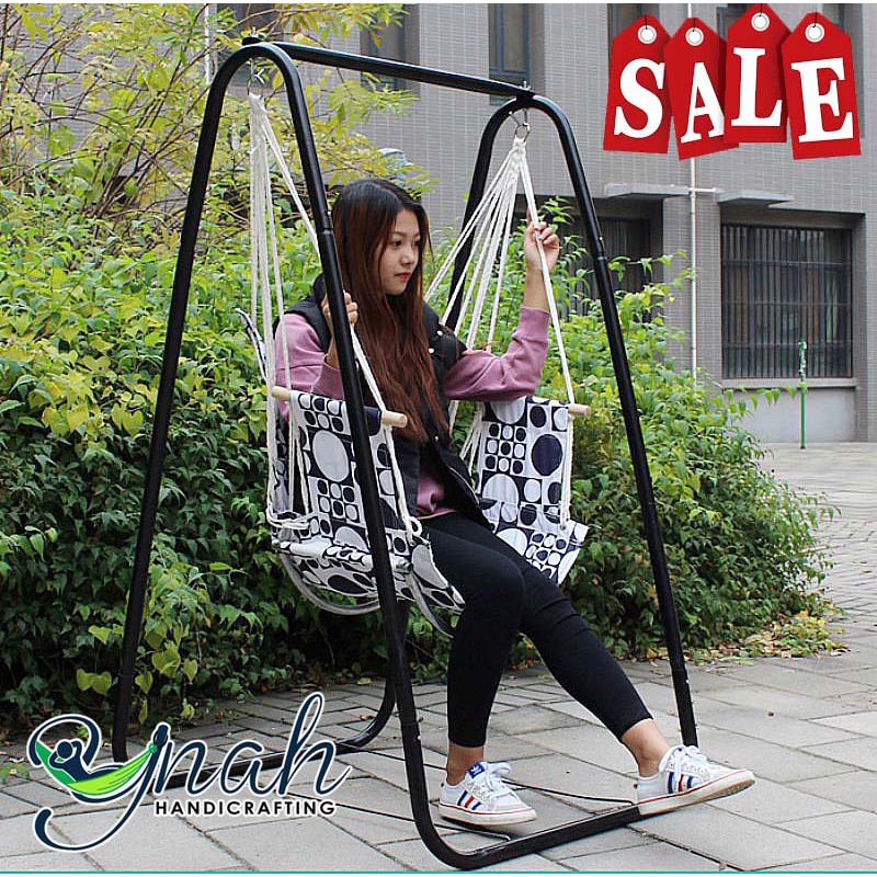 Metal Stand with FREE Adult Swing chair Hammock Duyan Shopee