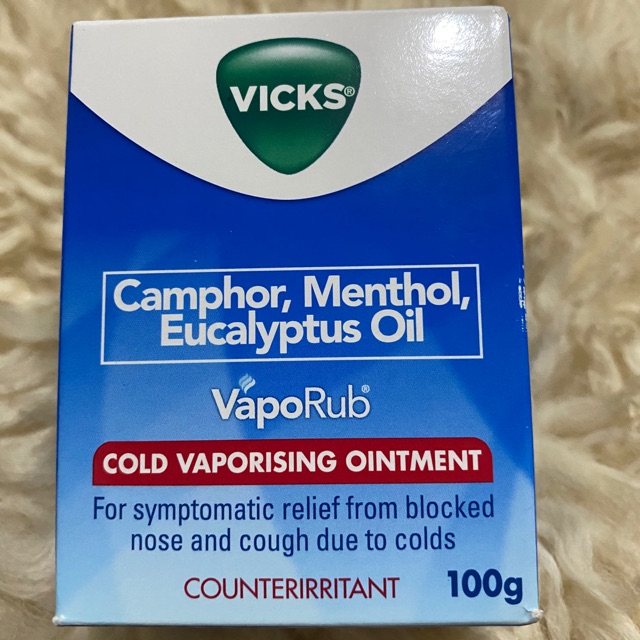 Vicks® VapoRub™, Topical Cough Suppressant