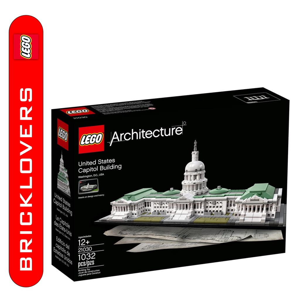 LEGO Architecture 21030 United States Capitol Building Kit 1032