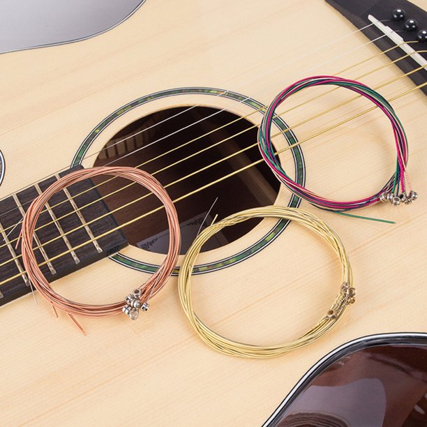 Lowest Price Ready To Ship 6Pcs/Set FREE PICK ACOUSTIC Guitar String Music  Accessories