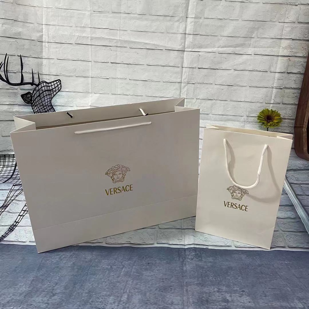 Paper bag versace new arrivals