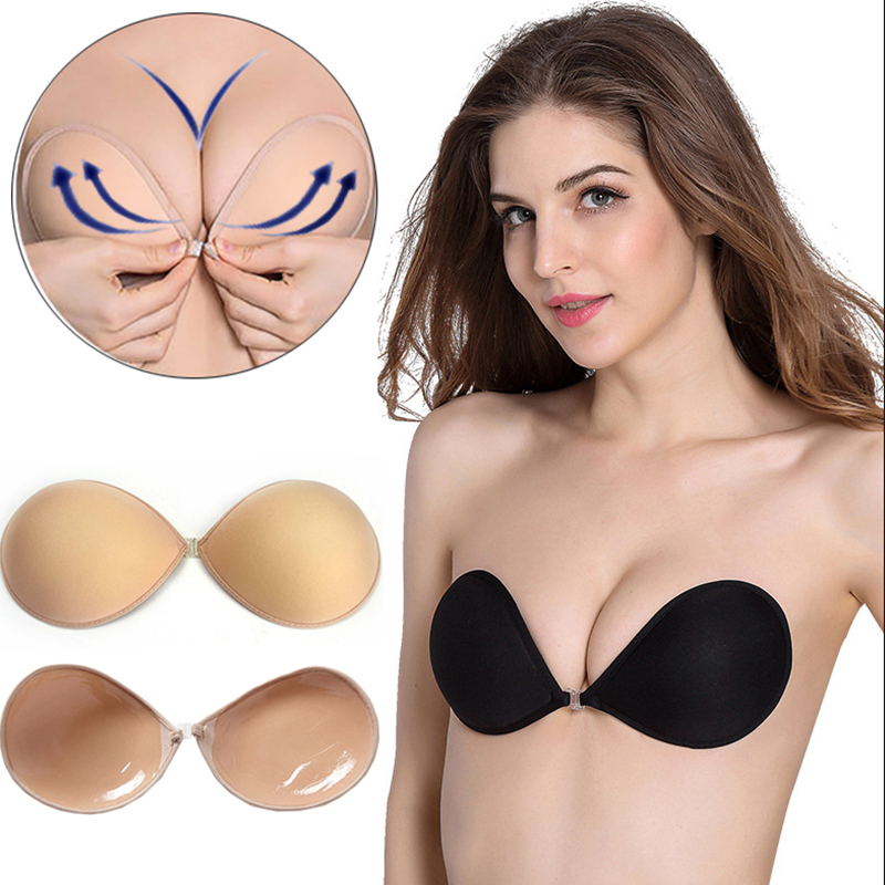 Nipple Tape Silicone Invisible Bras Self-adhesive Stick on Push Up