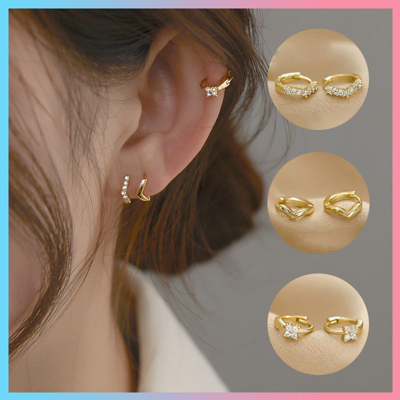 Gold plated cartilage deals earrings