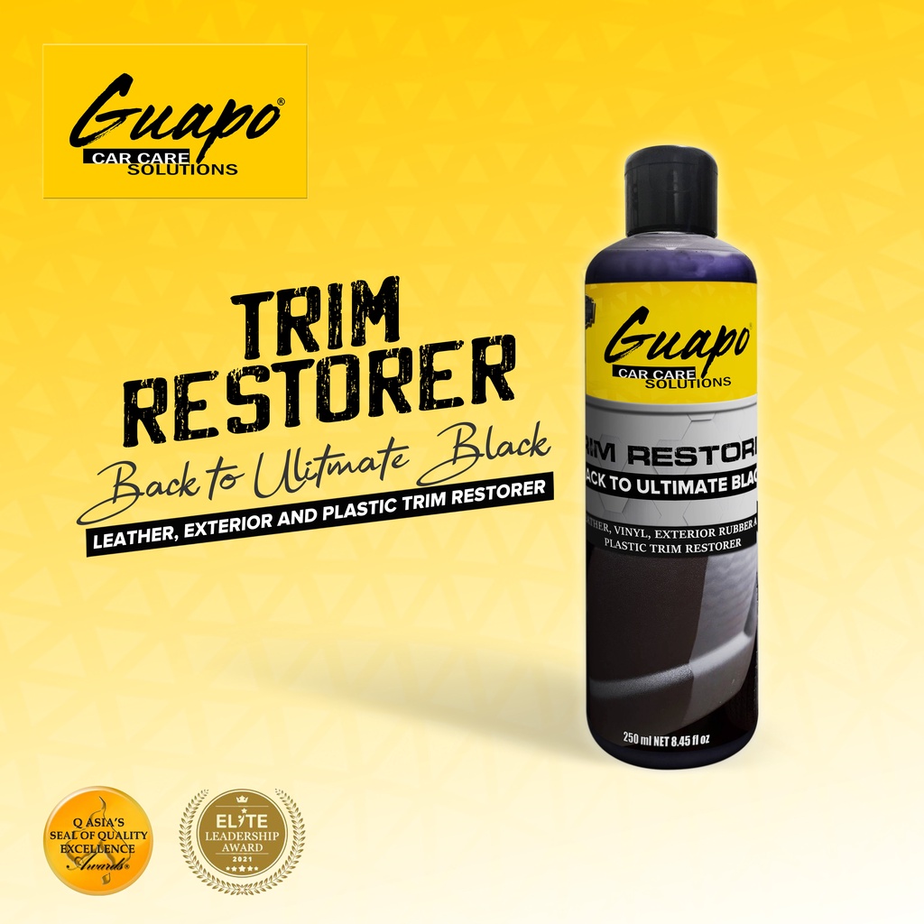 Guapo Car Care Plastic Trim Restorer / Back to Ultimate Black / Trim  Restorer / Back to black 250ml