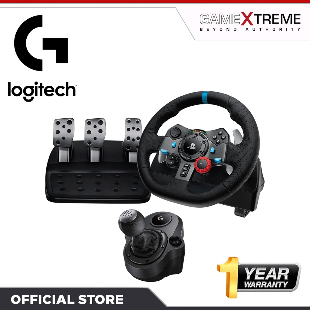 Logitech G29 Driving Force Race Wheel + Logitech G Driving Force