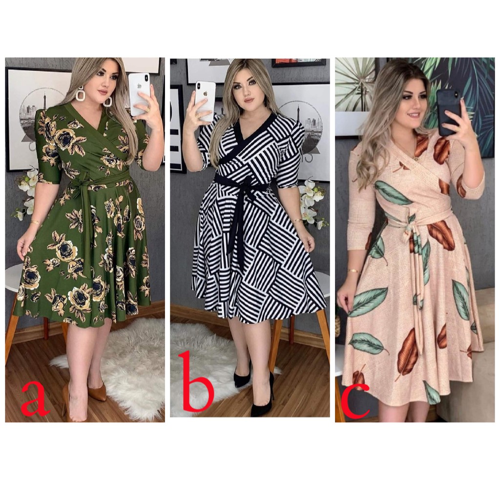 Plus size dress shopee hotsell