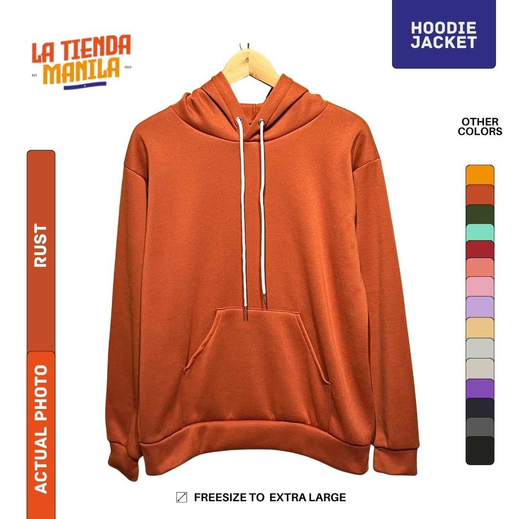 Rust hot sale coloured hoodie